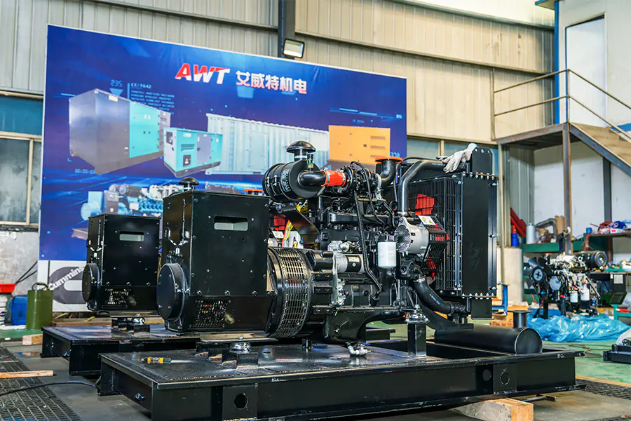 Engenharia de grupo gerador personalizado na AWT Genset